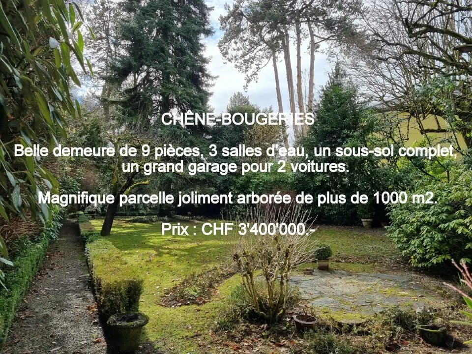 Villa 9 pièces à Chêne-Bougeries — photo 1